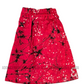 KSA1598 - Hot pink with black cracks designed sarong| Ceylon Batik | Hand Made | Kid's Collection | Cotton Sarong| Summer Wear | Cultural