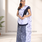 MU1569|Black and white designed Kandyan Made-up|Ceylon Batik| Cotton Kandyan Made-up Saree| Exclusive Designer Wear | Kandyan Made-up