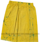 KSA1605 - Yellow with green cracks sarong| Ceylon Batik | Hand Made | Kid's Collection | Cotton Sarong| Summer Wear | Cultural