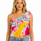 CC0683 - Multi color Batik Crop Top| Ceylon Batik | Hand Made | Summer Collection | Cotton Crop top | Summer wear