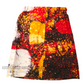 KSA1608 - Red yellow and white designed sarong| Ceylon Batik | Hand Made | Kid's Collection | Cotton Sarong| Summer Wear | Cultural