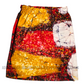 KSA1608 - Red yellow and white designed sarong| Ceylon Batik | Hand Made | Kid's Collection | Cotton Sarong| Summer Wear | Cultural