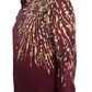 SSH0004 - Maroon Batik Silk Shirt | Ceylon Batik | Hand Made | Men's Collection | Silk Shirt | Summer Wear | Party Wear