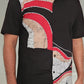 SH0012 - Elegant Black Shirt & Sarong kit | Ceylon Batik | Hand Made | Men's Collection | Cotton Shirt | Summer Wear | Party Wear |