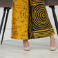 CC0017 - Black & Mustard Yellow Elephant Pant Batik | Ceylon Batik | Hand Made | Summer Collection | Cotton Dress | Summer Wear
