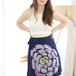 Z0002- Zeylanica Romantic Rose Wrap Around Skirt Batik | Ceylon Batik | Hand Made | Summer Collection | Summer Wear