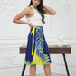 Z0003- Zeylanica Parading Peacock Wrap Around Skirt Batik| Ceylon Batik | Hand Made | Summer Collection | Summer Wear