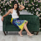 Z0003- Zeylanica Parading Peacock Wrap Around Skirt Batik| Ceylon Batik | Hand Made | Summer Collection | Summer Wear