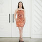 CC0057 - Cracks on Mini Skirt & Crop Top Batik | Ceylon Batik | Hand Made | Summer Collection | Cotton Dress | Summer Wear