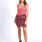 CC0063 -Pink & Black Batik Short Dress | Ceylon Batik | Hand Made | Summer Collection | Cotton Dress | Summer Wear