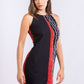 CC0148/72- Black & Red Short Batik Dress | Ceylon Batik | Hand Made | Summer Collection | Cotton Dress | Summer Wear