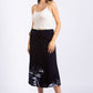 CC0078 - Black "Bathkoora" Wrap around Skirt Batik| Ceylon Batik | Hand Made | Summer Collection | Cotton Wrap Arounds | Summer Wear