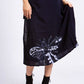 CC0078 - Black "Bathkoora" Wrap around Skirt Batik| Ceylon Batik | Hand Made | Summer Collection | Cotton Wrap Arounds | Summer Wear