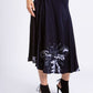 CC0078 - Black "Bathkoora" Wrap around Skirt Batik| Ceylon Batik | Hand Made | Summer Collection | Cotton Wrap Arounds | Summer Wear