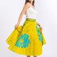 CC0072 - Yellow & Blue Wrap around Batik| Ceylon Batik | Hand Made | Summer Collection | Cotton Wrap Arounds | Summer Wear
