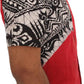 SH0001 - Red Batik Shirt | Ceylon Batik | Hand Made | Men's Collection | Cotton Shirt | Summer Wear