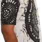 SH0002 - Black & White Batik Shirt | Ceylon Batik | Hand Made | Men's Collection | Cotton Shirt | Summer Wear