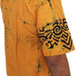 SH0003 - Yellow Batik Shirt | Ceylon Batik | Hand Made | Men's Collection | Cotton Shirt | Summer Wear