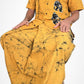 SH0015 - Classic Yellow Shirt & Sarong kit with Batik designed Elephants | Ceylon Batik | Hand Made | Men's Collection | Cotton Shirt | Summer Wear | Party Wear |