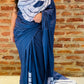 Raven Blue - SC0002 Ceylon Batik | Hand Made Saree | Exclusive Designer Wear